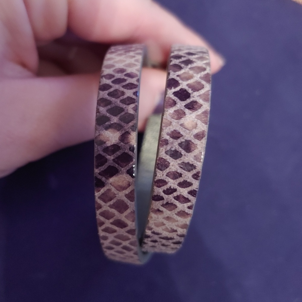 KEEP collective double wrap leather bracelet
